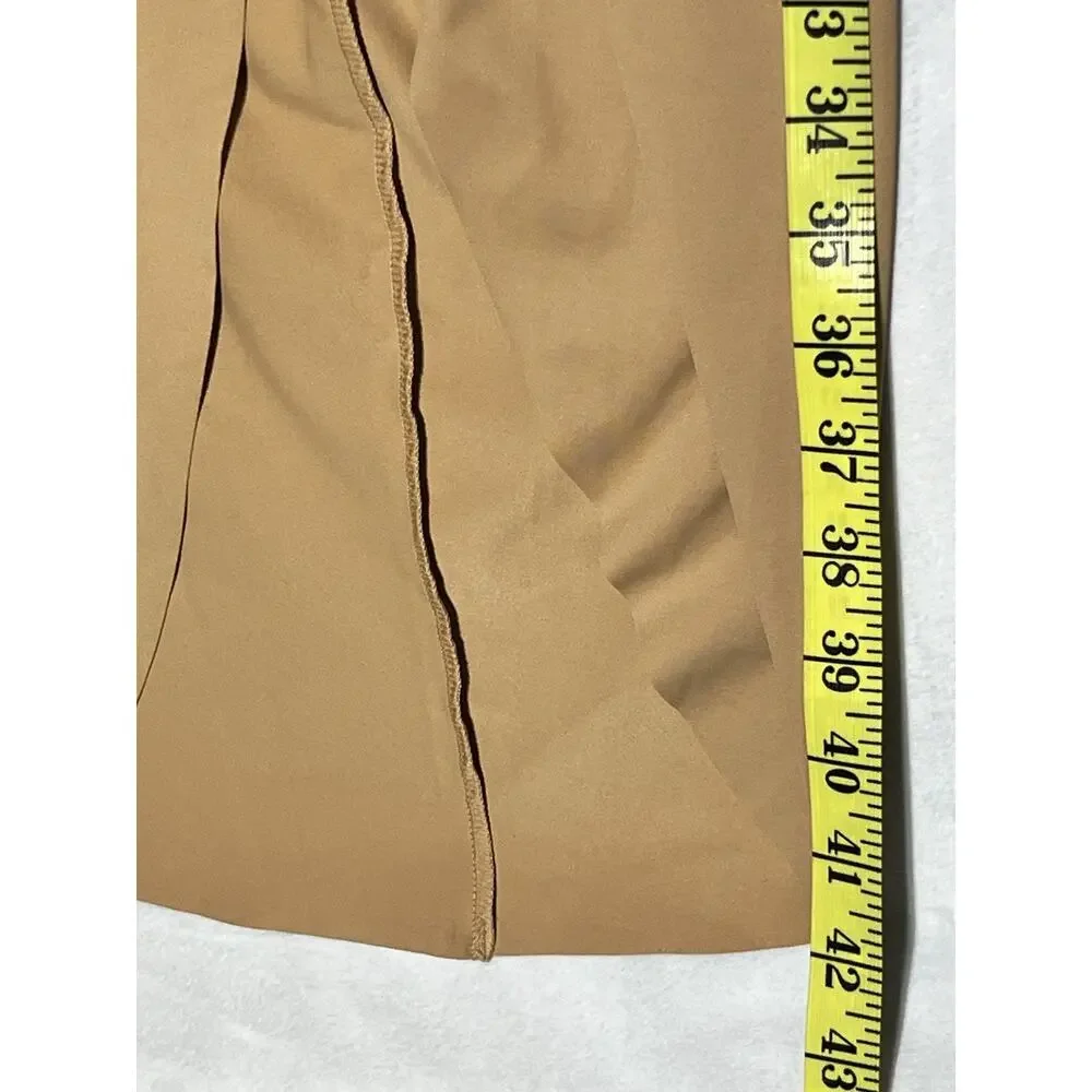 Skims Nude Ochre Sarong Swim Skirt Size XL Tan Stretch Wrap Tie Knot Cover Up